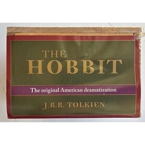 Vintage The Hobbit 6 Audio Cassettes Wooden Box Set Minds Eye Audiobook (16)